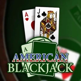 American Blackjack logo – Table Games by Habanero at Astromania Casino