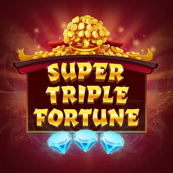 Super Triple Fortune slot logo by Greentube at Astromania Casino